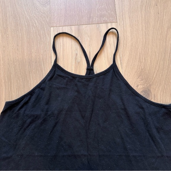 Old Navy Cotton Halter High Neck Black Lightweight Tank Top Tennis Active Small - Picture 5 of 8